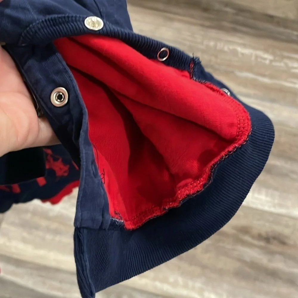 Ralph Lauren Polo baby boy One Piece/Romper blue-red - Size 6 months
